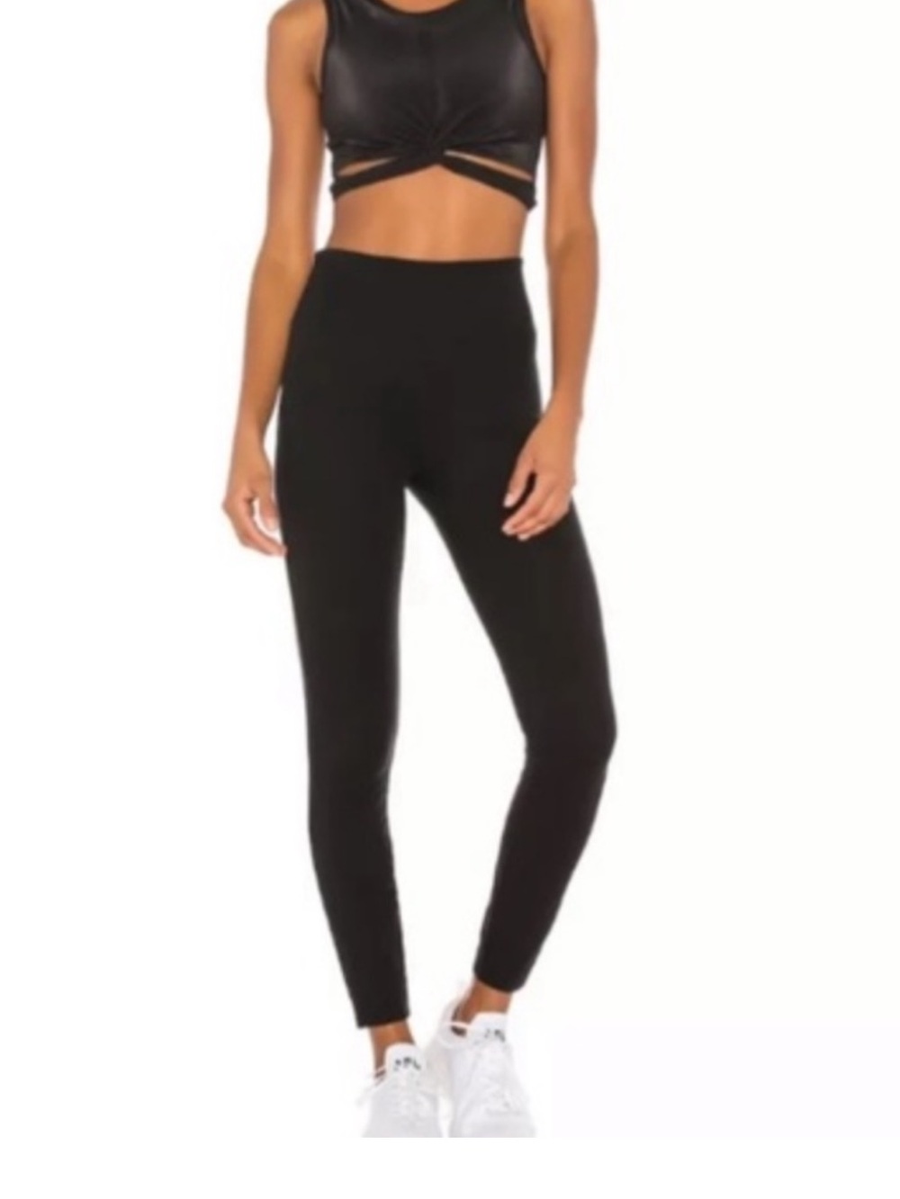 Women's High-Waist Black Leggings
